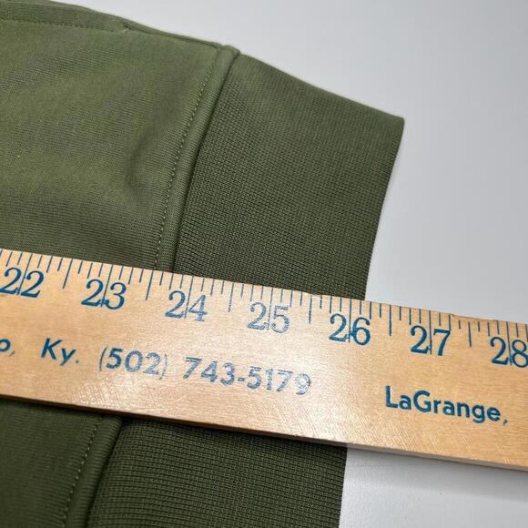 Polo Ralph Lauren Men's Double Knit Half Zip Sweatshirt Green Yellow $168 New - Picture 6 of 13